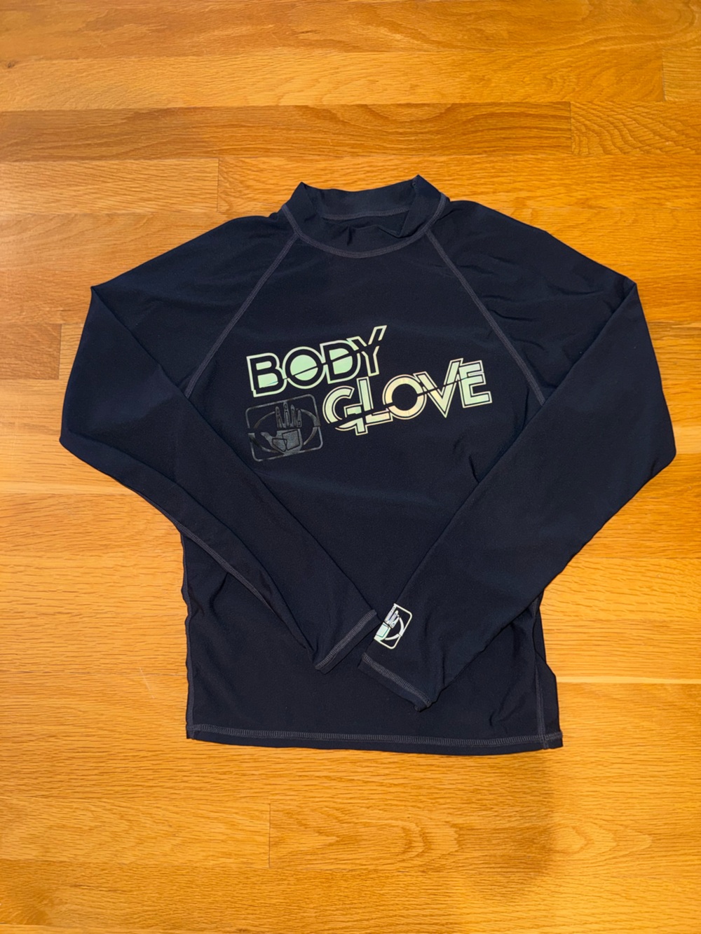 Body Glove Black Long-Sleeve Women's Rash Guard with Logo